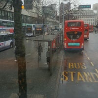 Photo taken at Piccadilly Gardens Bus Station by Lee J. on 1/7/2017
