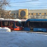 Photo taken at Трамвайное депо им. Н. Э. Баумана by Oleg K. on 2/12/2018