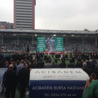 Photo taken at Bursa Atatürk Stadyumu by Olcay Ç. on 5/9/2013