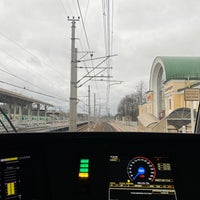 Photo taken at Zelenogorsk railway station by Лёша on 10/27/2021