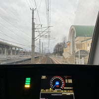 Photo taken at Zelenogorsk railway station by Лёша on 10/25/2021