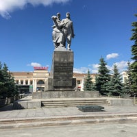 Photo taken at Памятник воинам Уральского добровольческого танкового корпуса by Лёша on 5/26/2021