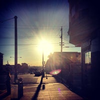 Photo taken at MUNI Bus Stop - Geary &amp;amp; 33rd by Brianne H. on 4/9/2013