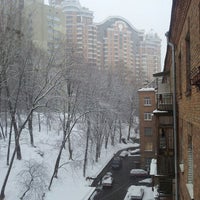 Photo taken at вул. Леоніда Первомайского by Evgeniy R. on 2/21/2013