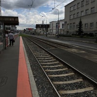 Photo taken at Kabešova (tram) by Jan M. on 8/22/2016