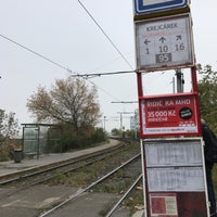 Photo taken at Krejcárek (tram, bus) by Jan M. on 10/9/2018