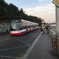 Photo taken at Čechův most (tram) by Jan M. on 8/17/2018