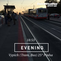 Photo taken at Vypich (tram, bus) by Jan M. on 9/7/2016