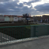 Photo taken at Pankrácké náměstí by Jan M. on 3/20/2017