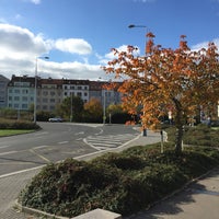 Photo taken at Pankrácké náměstí by Jan M. on 10/23/2015