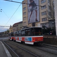 Photo taken at Muzeum (tram) by Jan M. on 4/18/2016