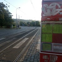 Photo taken at U Kříže (tram) by Jan M. on 8/5/2013