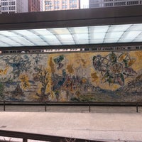 Photo taken at Chagall Mosaic, &amp;quot;The Four Seasons&amp;quot; by Jill J. on 3/5/2020