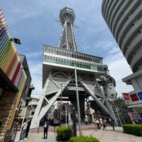 Photo taken at Tsutenkaku by shino m. on 4/15/2024