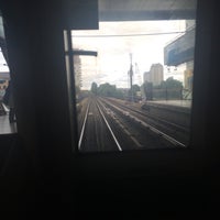 Photo taken at Docklands Light Railway Bank to Lewisham Train by Lindsay F. on 8/21/2016
