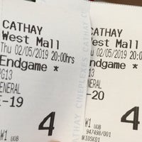 Photo taken at Cathay Cineplex by Jit Ming on 5/2/2019
