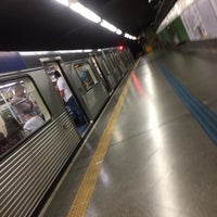 Photo taken at Estação Vergueiro (Metrô) by Esther A. on 3/30/2020