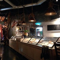 Photo taken at Fish Fish Restaurant, Bar, &amp;amp; Market by Elena D. on 1/6/2014