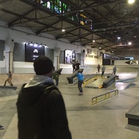 Photo taken at Skatehalle Berlin by Betty K. on 12/13/2015