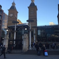 Photo taken at London Liverpool Street Railway Station (LST) by Betty K. on 12/9/2015