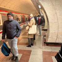 Photo taken at Metro =B= Anděl by Tereza P. on 3/15/2022
