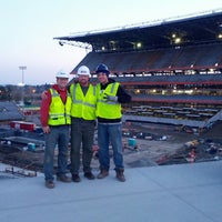 Photo taken at Husky Stadium E-12 Parking by Jeffrey S. on 8/23/2013