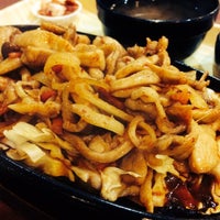 Photo taken at Daebak Korean Food by Christian on 7/26/2014