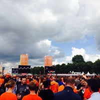 Photo taken at Oranjeplein WK 2014 by Inge B. on 6/29/2014