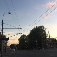 Photo taken at Сквер у м. Автозаводская by Alina R. on 5/23/2017