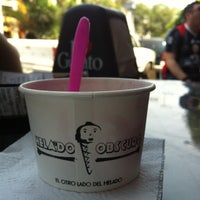 Photo taken at Helado Obscuro by Diana U. on 5/5/2013