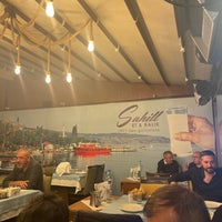 Photo taken at Sahil Sofrası Restaurant by Musa Y. on 10/11/2021