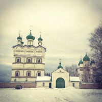 Photo taken at Николо-Вяжищский Женский Монастырь by Julia S. on 2/27/2017