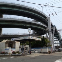 千本松大橋 めがね橋 Bridge In 大阪市