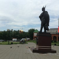 Photo taken at Площадь Дмитрия Донского by Ирек В. on 7/9/2013