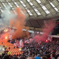 Photo taken at Luzhniki Stadium by Alex G. on 4/28/2013