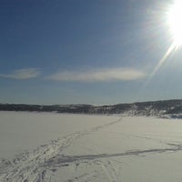 Photo taken at Рогозеро / Rogozero Lake by Игорь Г. on 3/29/2013
