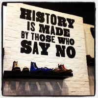 Photo taken at The Dr. Martens Store by tazMAYnia on 1/27/2013
