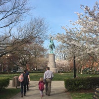 Photo taken at Nathanael Greene Statue by Lynn R. on 4/13/2018