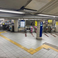 Photo taken at Namboku Line Ichigaya Station (N09) by オモ on 8/18/2021
