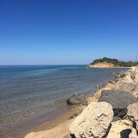 Photo taken at Chalikounas Beach by Aura H. on 8/13/2019