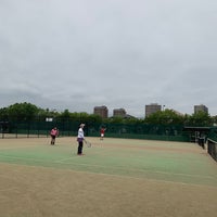 Photo taken at 松木公園テニスコート by あ れ. on 7/15/2019
