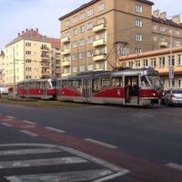 Photo taken at Slavia - Nádraží Eden (tram) by Svyatoslav K. on 3/23/2015
