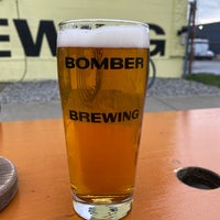 Photo taken at Bomber Brewing by Connor F. on 4/4/2021
