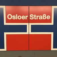 Photo taken at U Osloer Straße by Andreas S. on 12/28/2017