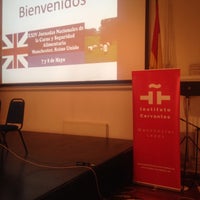 Photo taken at Instituto Cervantes by Maria Esther R. on 5/7/2015
