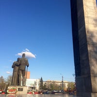 Photo taken at Площадь Победы by Александра К. on 5/12/2018