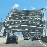 Photo taken at Bayonne Bridge by Nate F. on 6/19/2022