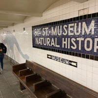 Photo taken at MTA Subway - 81st St/Museum of Natural History (B/C) by Nate F. on 10/9/2023