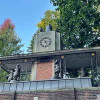 Photo taken at Delacorte Clock by Nate F. on 10/18/2022