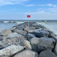 Photo taken at Jacob Riis Park by Nate F. on 8/12/2023